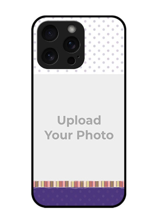 iPhone 15 Pro Max Custom Glass Phone Case - Cute Family Design