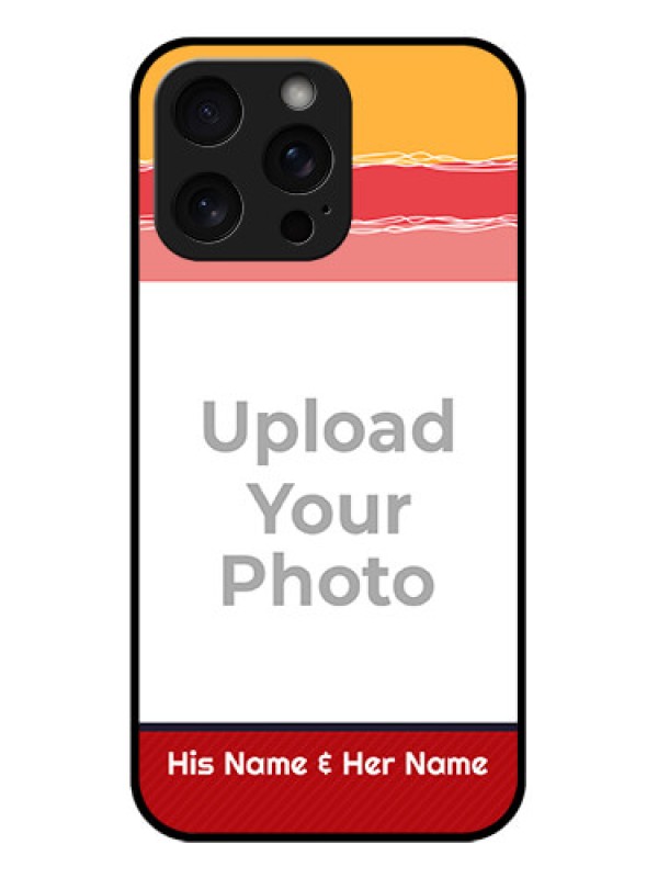 Custom iPhone 15 Pro Max Custom Glass Phone Case - Colorful Case Design