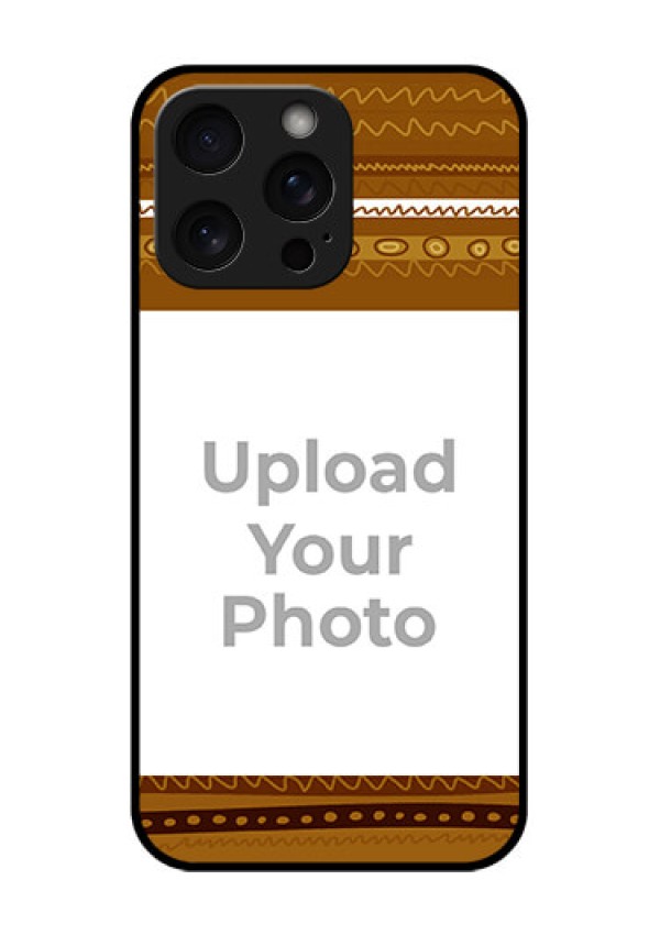 iPhone 15 Pro Max Custom Glass Phone Case - Friends Picture Upload Design