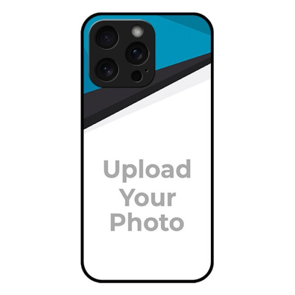 iPhone 15 Pro Max Custom Glass Phone Case - Simple Pattern Photo Upload Design iPhone 15 Pro Max Custom Glass Phone Case - Simple Pattern Photo Upload Design