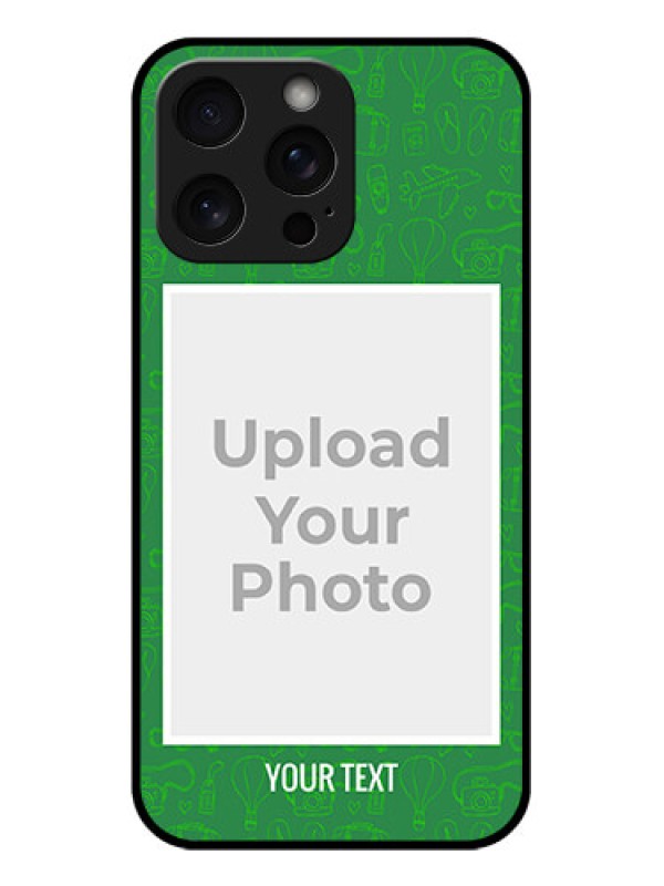 Custom iPhone 15 Pro Max Custom Glass Phone Case - Picture Upload Design