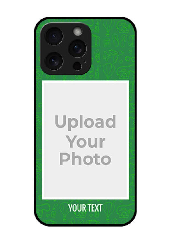 iPhone 15 Pro Max Custom Glass Phone Case - Picture Upload Design