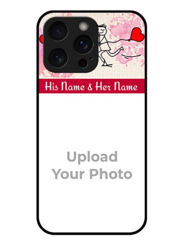 Custom iPhone 15 Pro Max Custom Glass Phone Case - You And Me Case Design