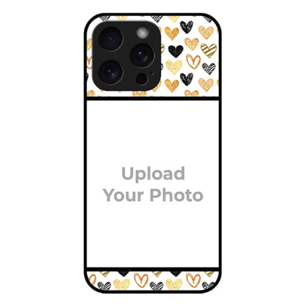 iPhone 15 Pro Max Custom Glass Phone Case - Love Symbol Design