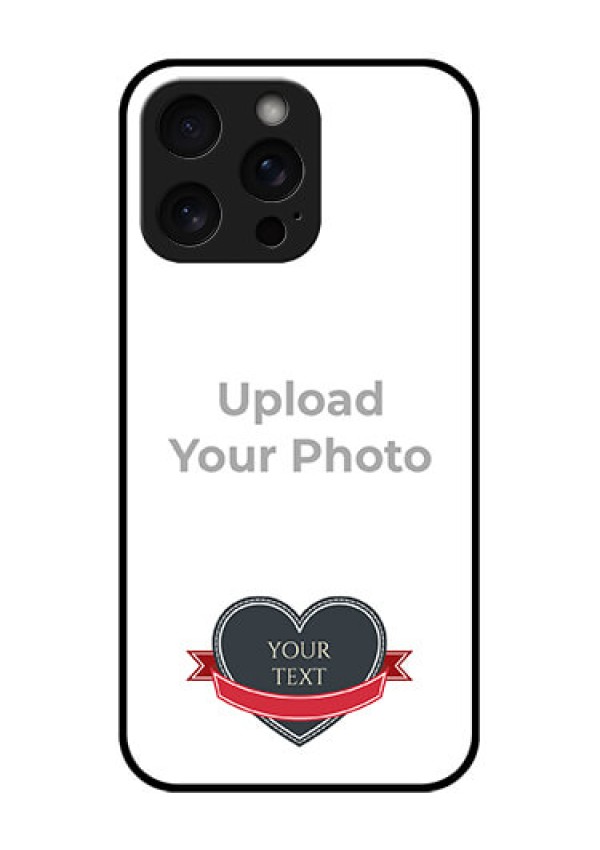 iPhone 15 Pro Max Custom Glass Phone Case - Just Married Couple Design