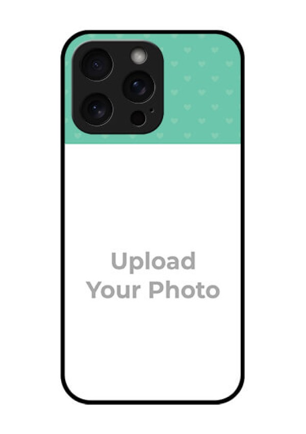 iPhone 15 Pro Max Custom Glass Phone Case - Lovers Picture Design