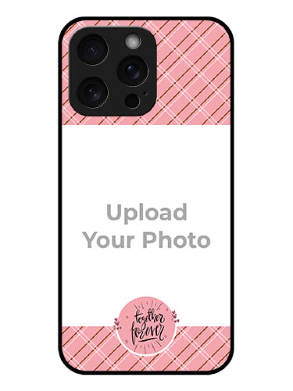 Custom iPhone 15 Pro Max Custom Glass Phone Case - Together Forever Design