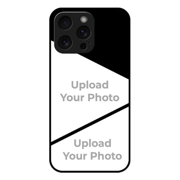 iPhone 15 Pro Max Custom Glass Phone Case - Semi Cut Design