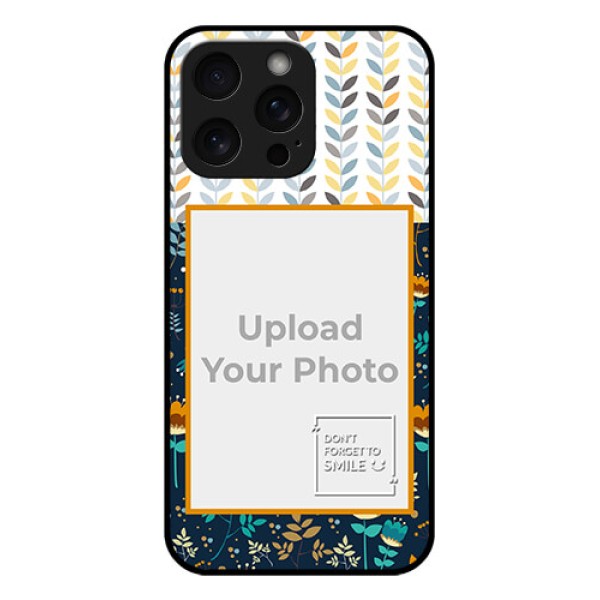 iPhone 15 Pro Max Custom Glass Phone Case - Pattern Design