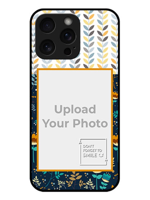 Custom iPhone 15 Pro Max Custom Glass Phone Case - Pattern Design