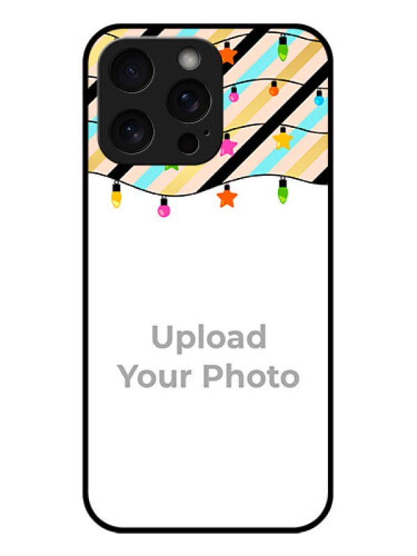 Custom iPhone 15 Pro Max Custom Glass Phone Case - Lights Hanging Design