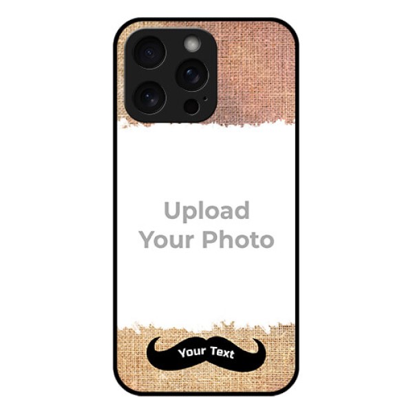 iPhone 15 Pro Max Custom Glass Phone Case - With Texture Design