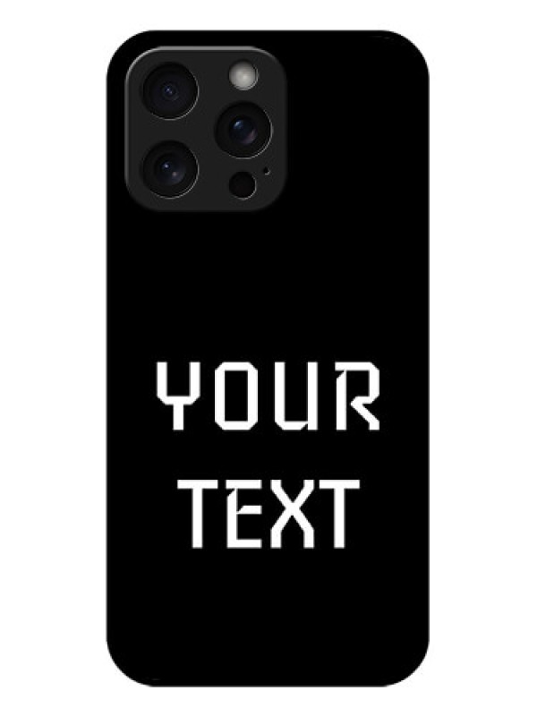 Custom iPhone 15 Pro Max Custom Glass Phone Case - Your Name Design
