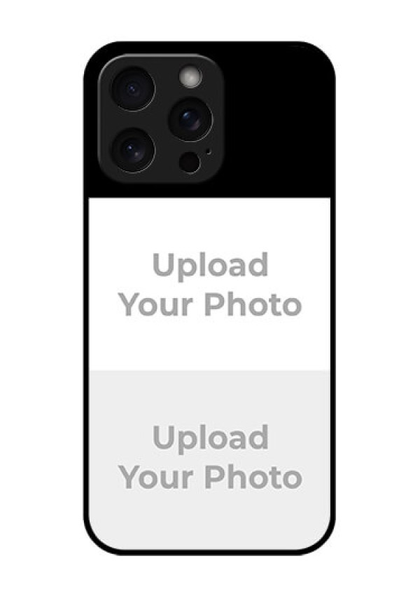 iPhone 15 Pro Max Custom Glass Phone Case - 2 Images Design