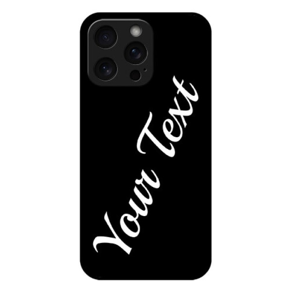 iPhone 15 Pro Max Custom Glass Phone Case - With Your Name Design
