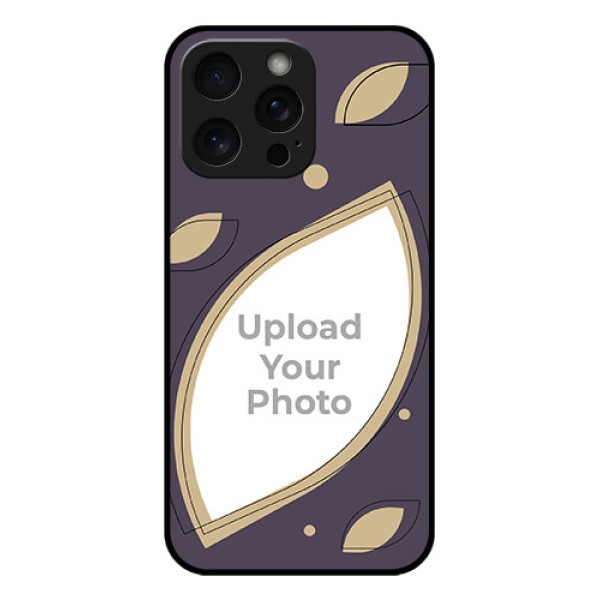 iPhone 15 Pro Max Custom Glass Phone Case - Falling Leaf Design