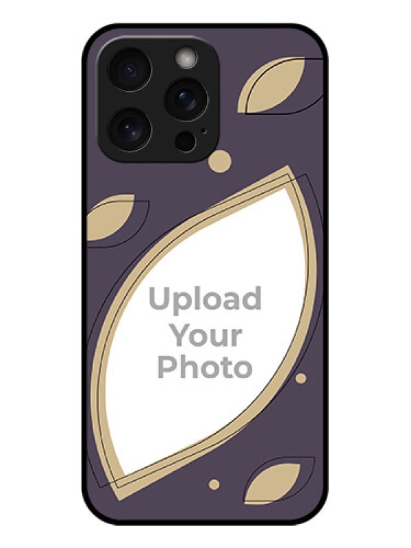 Custom iPhone 15 Pro Max Custom Glass Phone Case - Falling Leaf Design