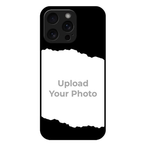 iPhone 15 Pro Max Custom Glass Phone Case - Tear - Off Design