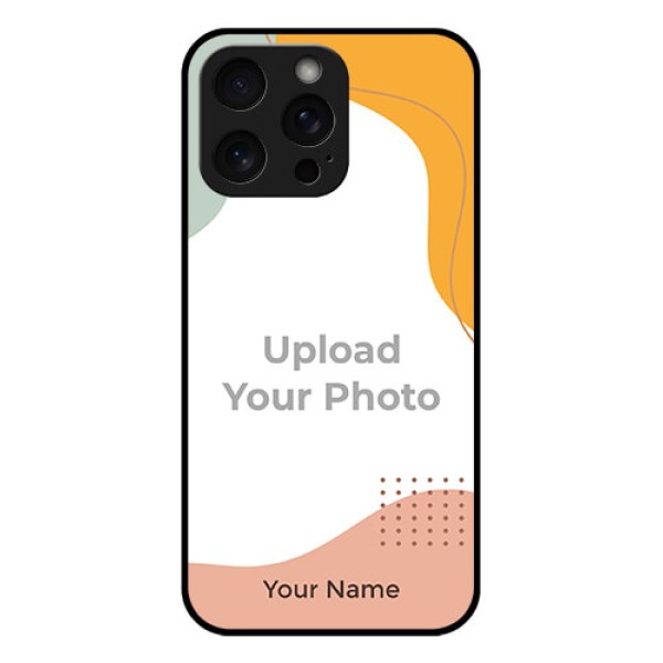 iPhone 15 Pro Max Custom Glass Phone Case - Tri - Coloured Overlay Design iPhone 15 Pro Max Custom Glass Phone Case - Tri - Coloured Overlay Design