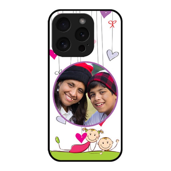 Apple iPhone 15 Pro Custom Glass Phone Case - Cute Kids Phone Case Design Apple iPhone 15 Pro Custom Glass Phone Case - Cute Kids Phone Case Design