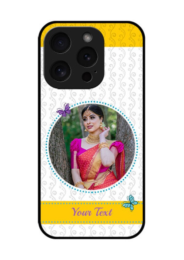 Apple iPhone 15 Pro Custom Glass Phone Case - Girls Premium Case Design