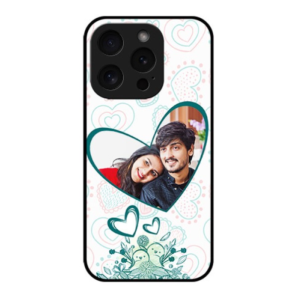 Apple iPhone 15 Pro Custom Glass Phone Case - Premium Couple Design Apple iPhone 15 Pro Custom Glass Phone Case - Premium Couple Design