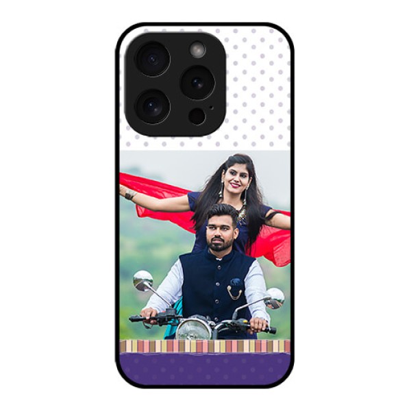 Apple iPhone 15 Pro Custom Glass Phone Case - Cute Family Design Apple iPhone 15 Pro Custom Glass Phone Case - Cute Family Design