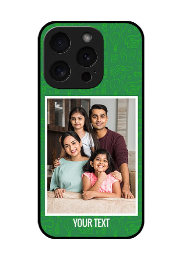 Apple iPhone 15 Pro Custom Glass Phone Case - Picture Upload Design