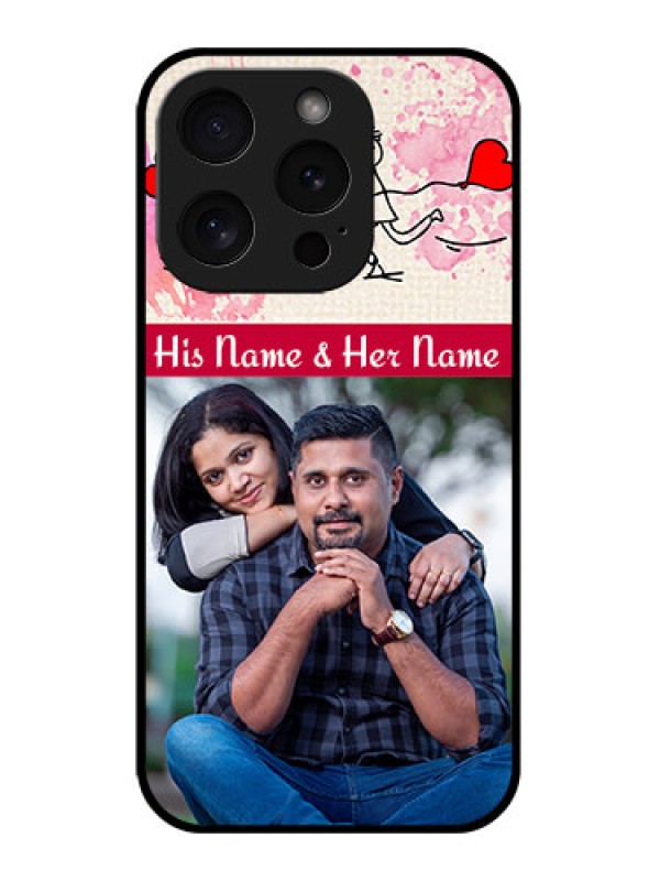 Custom Apple iPhone 15 Pro Custom Glass Phone Case - You And Me Case Design