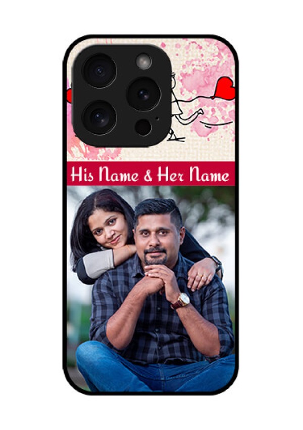 Apple iPhone 15 Pro Custom Glass Phone Case - You And Me Case Design