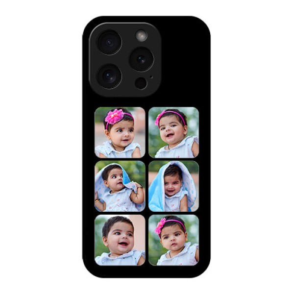 Apple iPhone 15 Pro Custom Glass Phone Case - Multiple Pictures Design