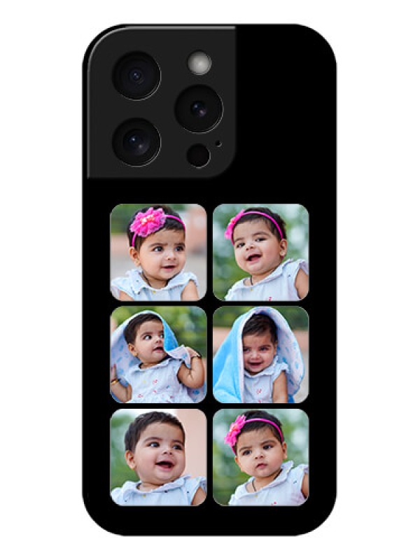 Custom Apple iPhone 15 Pro Custom Glass Phone Case - Multiple Pictures Design