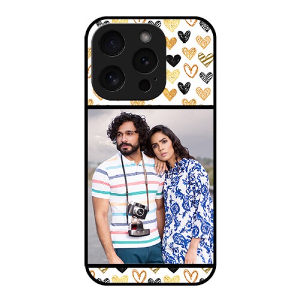 Apple iPhone 15 Pro Custom Glass Phone Case - Love Symbol Design