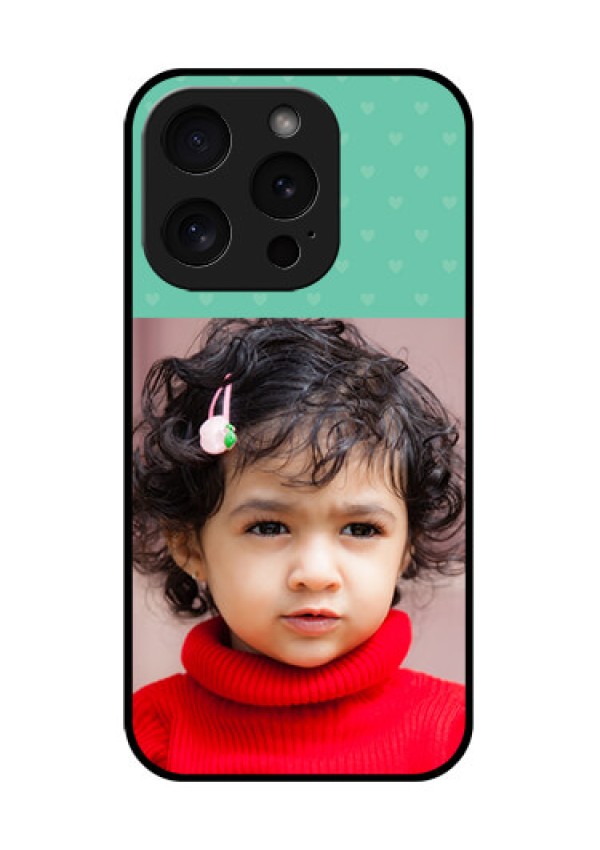Apple iPhone 15 Pro Custom Glass Phone Case - Lovers Picture Design