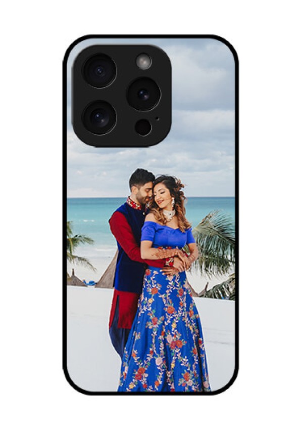 Apple iPhone 15 Pro Custom Glass Phone Case - Upload Full Picture Design