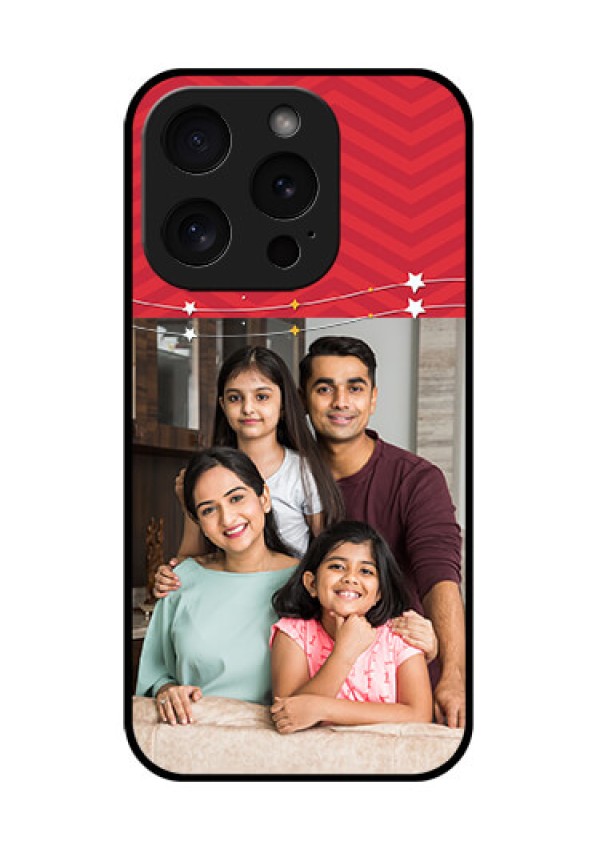 Apple iPhone 15 Pro Custom Glass Phone Case - Happy Family Design