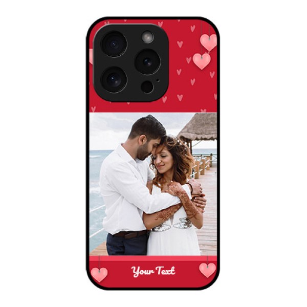 Apple iPhone 15 Pro Custom Glass Phone Case - Valentines Day Design