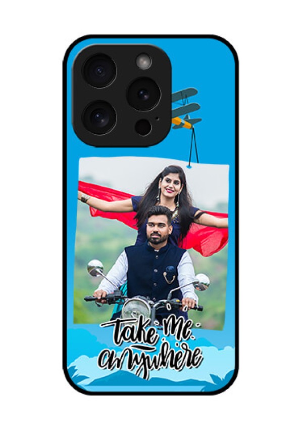 Apple iPhone 15 Pro Custom Glass Phone Case - Traveller Design