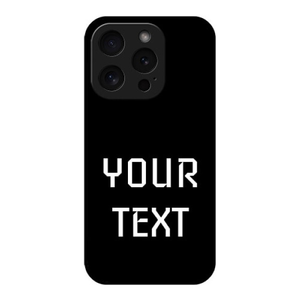Apple iPhone 15 Pro Custom Glass Phone Case - Your Name Design Apple iPhone 15 Pro Custom Glass Phone Case - Your Name Design