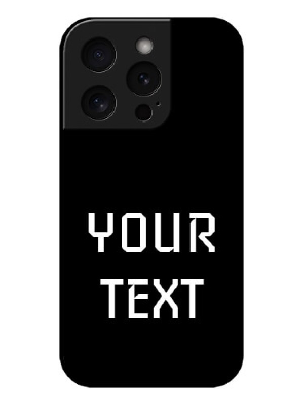Custom Apple iPhone 15 Pro Custom Glass Phone Case - Your Name Design