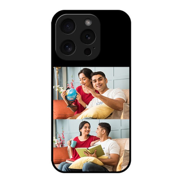 Apple iPhone 15 Pro Custom Glass Phone Case - 2 Images Design
