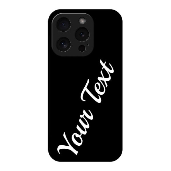 Apple iPhone 15 Pro Custom Glass Phone Case - With Your Name Design Apple iPhone 15 Pro Custom Glass Phone Case - With Your Name Design