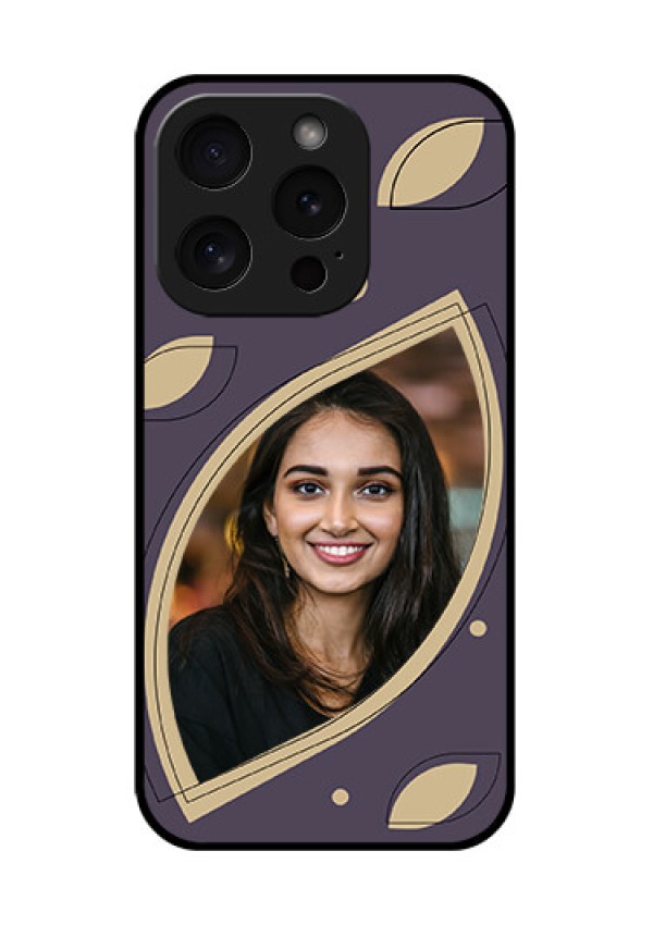 Apple iPhone 15 Pro Custom Glass Phone Case - Falling Leaf Design