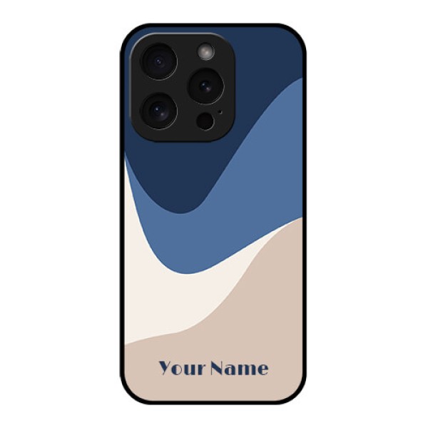 Apple iPhone 15 Pro Custom Glass Phone Case - Abstract Drip Art Design Apple iPhone 15 Pro Custom Glass Phone Case - Abstract Drip Art Design