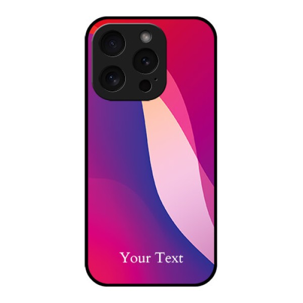 Apple iPhone 15 Pro Custom Glass Phone Case - Digital Abstract Overlap Design Apple iPhone 15 Pro Custom Glass Phone Case - Digital Abstract Overlap Design