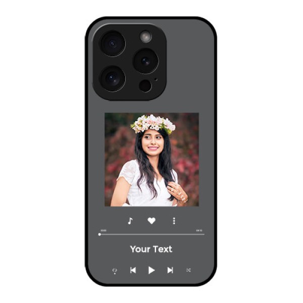 Apple iPhone 15 Pro Custom Glass Phone Case - Play The Music Design