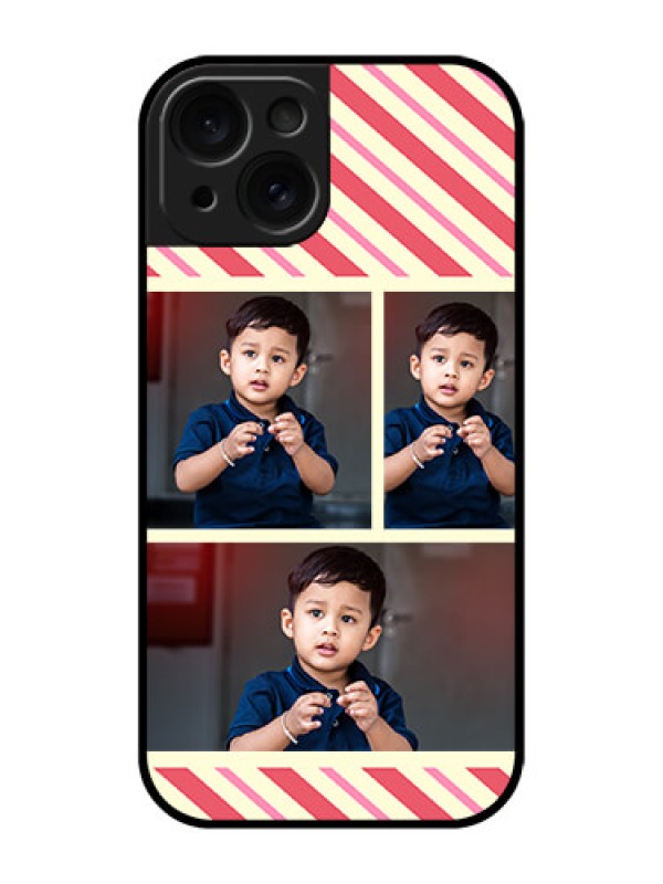 Custom Apple iPhone 15 Custom Glass Phone Case - Picture Upload Mobile Case Design