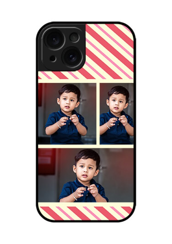 Apple iPhone 15 Custom Glass Phone Case - Picture Upload Mobile Case Design