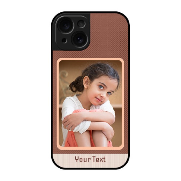 Apple iPhone 15 Custom Glass Phone Case - Simple Pic Upload Design Apple iPhone 15 Custom Glass Phone Case - Simple Pic Upload Design