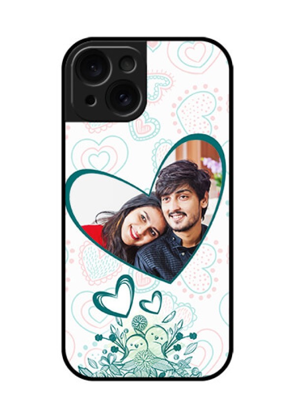 Apple iPhone 15 Custom Glass Phone Case - Premium Couple Design